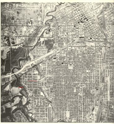 Aerial view of Fort Worth 1950
submitted by Mike Danella
