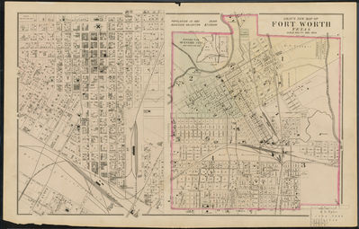 Gray's Map of Fort Worth 1885
Citation: Gray's Map of Fort Worth. Philadelphia: O. W. Gray & Son, 1885.

http://libguides.uta.edu/ccon
