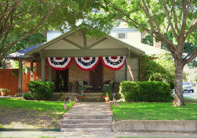 2229 Edwin St., 2013, decked out for the Fourth of July
Photo by Jim Peipert

