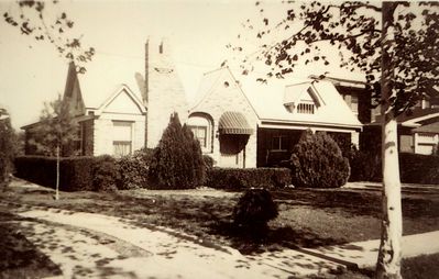 2304 Edwin St., circa 1930
Photo courtesy of Tom and Eileen Richey. 
