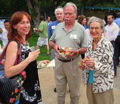 Wendy Blanton and Gene and Kathleen Walker, 2013 
Photo by Jim Peipert
