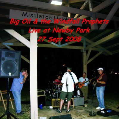 Big Oil and the Windfall Prophets, Live at Newby Park, Sept. 27, 2008 
Photo courtesy of Tom Richey
