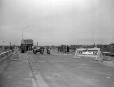Fort Worth Expressway opening 1955
The Fort Worth Expressway is now known as Interstate 30.W.D. Smith Commercial Photography Negatives. The University of Texas at Arlington Library, Special Collections 
