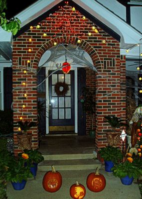 Doorway display, Halloween 2006
