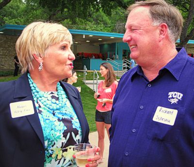 Mayor Betsy Price and Richard Sybesma, 2013 
Photo by Jim Peipert
